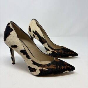 Sam Edelman Stiletto Pumps 9 Hazel Calf Hair Hide Cow